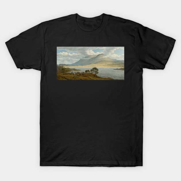 mount wellington and hobart town from kangaroo point 1834 - John Glover T-Shirt by Kollagio